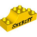 Duplo Yellow Bow 2 x 6 x 2 with &quot;SHERIFF&quot; (4197 / 89936)