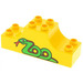 Duplo Giallo Arco 2 x 6 x 2 con &#039;Zoo&#039; Text formed by Serpente (4197 / 82068)