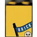 Duplo Giallo Mattoncino 1 x 2 x 2 con Bricktober Week 3 senza tubo inferiore (4066)