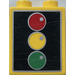 Duplo Yellow Brick 1 x 2 x 2 with Traffic Lights with Bottom Tube (15847)