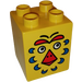 Duplo Geel Steen 2 x 2 x 2 met Vogel Gezicht (31110)