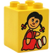 Duplo Yellow Brick 2 x 2 x 2 with Doll (31110)