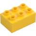 Duplo Żółty Cegła 2 x 3 (87084)