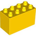 Duplo Yellow Brick 2 x 4 x 2 (31111)