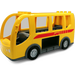 Duplo Yellow Bus with Red Stripes (64642)