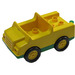 Duplo Jaune Voiture avec Vert Base (2218)