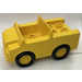 Duplo Yellow Car with Yellow Base