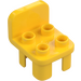 Duplo Jaune Chair 2 x 2 x 2 avec Tenons (6478 / 34277)