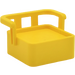 Duplo Yellow Chair Non-Solid Back Support