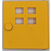 Duplo Jaune Porte 1 x 4 x 3 avec Quatre Windows Étroit