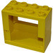 Duplo Yellow Door Frame 2 x 4 x 3 for Half Door