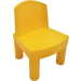 Duplo Yellow Figure Chair (31313)