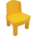 Duplo Geel Figure Chair (31313)