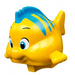 Duplo Yellow Fish - Flounder (11695 / 68380)