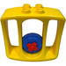 Duplo Yellow Square Rattle