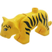 Duplo Gul Tiger med Movable Hoved (74657)