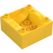 Duplo Gelb Zug Compartment 4 x 4 x 1.5 mit Sitz (51547 / 98456)