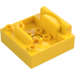 Duplo Yellow Vehicle Cabin 4 x 4 Bottom (65829)