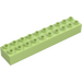 Duplo Gulgrøn Klods 2 x 10 (2291)