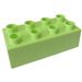 Duplo Verde amarillento Ladrillo 2 x 4 (3011 / 31459)