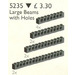 LEGO 10 Groß Technic Beams Schwarz 5235-1