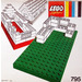 LEGO 2 Large Baseplates, Red/Blue 795