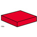 LEGO 2x2 rouge Smooth Tiles 3494