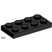 LEGO 2x4 Black Plates Set 3483
