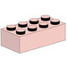 LEGO 2x4 Sand Red Bricks Set 10005