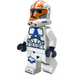 LEGO 332nd Clone Trooper med Hjälm med Hål Minifigur