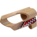 LEGO 3D Panneau 6 avec Checkered Stripe Autocollant (32528)