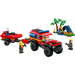 LEGO 4x4 Feu Truck avec Rescue Boat 60412