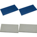 LEGO 5 - 10X20 Basis plates - Wit / Blauw 064