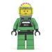 LEGO A-Ala Pilota con Verde Jumpsuit (Trasparente Giallo Visore) Minifigure