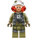 LEGO A-wing Pilot with Olive Green Jumpsuit Minifigure