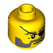 LEGO Ace Speedman Diver Hoofd (Veiligheids Stud) (3626)