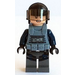 LEGO ACU, Femmina, Chiaro Carne, Nero Casco, e Sand Blu Armatura Minifigure