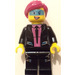 LEGO Agent Caila Phoenix mit Magenta Haar mit Pferdeschwanz Minifigur