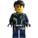 LEGO Agent Chase with Single Sided Head Minifigure