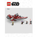 LEGO Ahsoka Tano's T-6 Jedi Shuttle Set 75362 Instructions