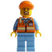 LEGO Aircraft Baggage Truck Driver Minifigure