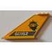 LEGO Aircraft Tail 12 x 2 x 5 with Jungle Logo and &#039;60162&#039; (Both Sides) Sticker (18988)