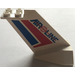 LEGO Aircraft Tail 4 x 7 x 4.3 with Red and Blue Stripes, Globe and &quot;AIR LINE&quot; (4867)