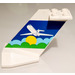 LEGO Aircraft Tail 4 x 7 x 4.3 with Sky Sticker (4867)