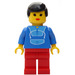 LEGO Airport Passagier met Hoodie Minifiguur