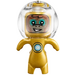 LEGO Albert with Pearl Gold Spacesuit Minifigure