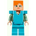 LEGO Alex met Medium azuurblauw Benen en Pantser Minifiguur