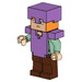 LEGO Alex with Reddish Brown Legs with Medium Lavender Helmet and Armor Minifigure