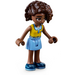 LEGO Aliya with Yellow Top Minifigure