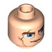 LEGO Anakin Skywalker Head with Scar and Blue Eyes (Safety Stud) (3626 / 62116)